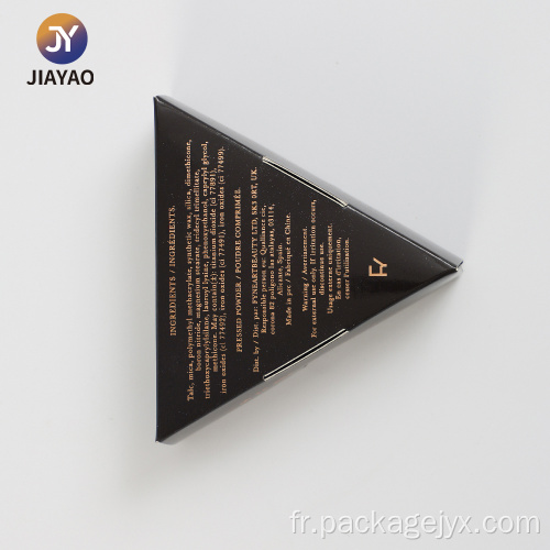 Boîte d'emballage cosmétique triangulaire de forme spéciale